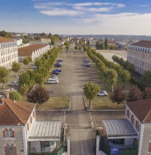 Vue d'ensemble de la caserne Marceau