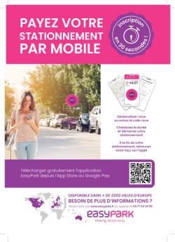 Affiche de présentation de l'application EasyPark